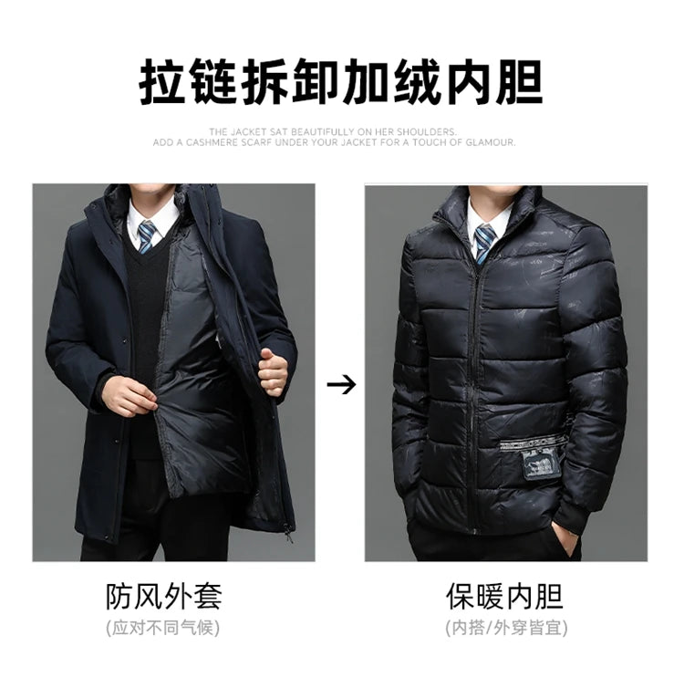 Parka Homme d'Hiver avec Col à Capuche, Résistante à l'Eau et au Vent - Confort et Chaleur -40°C BLACKBEARD OUTDOOR INDUSTRIES