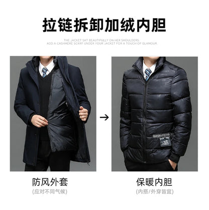 Parka Homme d'Hiver avec Col à Capuche, Résistante à l'Eau et au Vent - Confort et Chaleur -40°C BLACKBEARD OUTDOOR INDUSTRIES