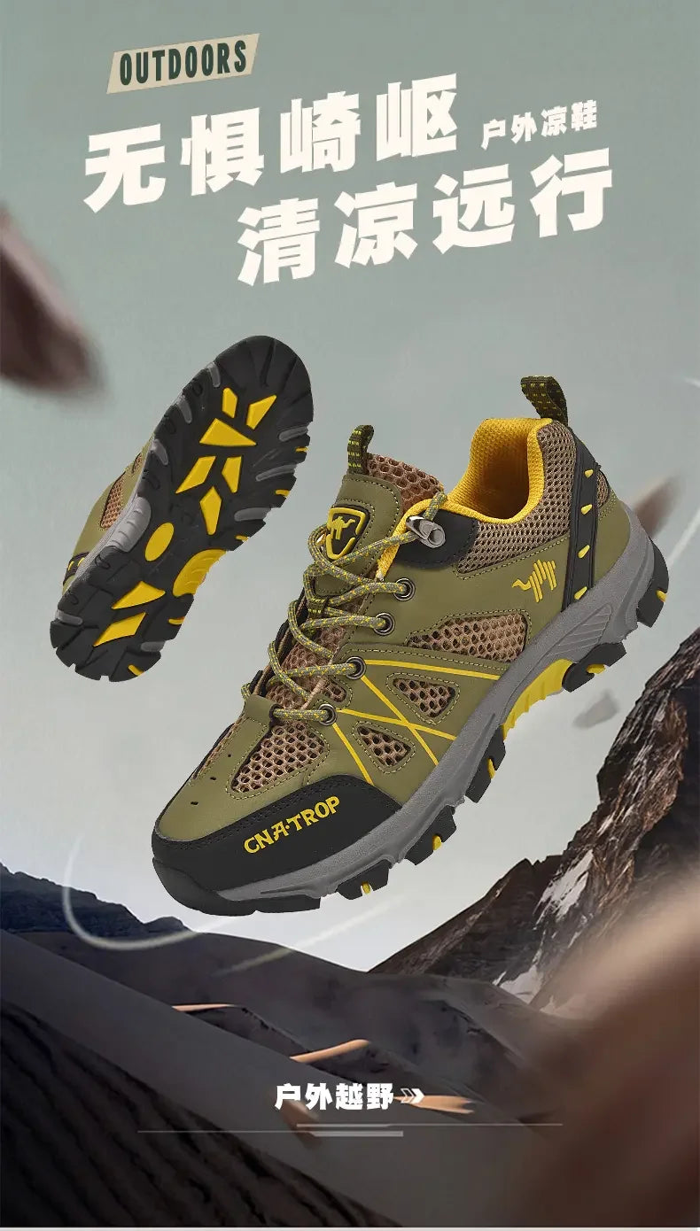 Chaussures de Randonnée Homme - Respirantes en Mesh, Légères et Résistantes - Chaussures de Sport pour Randonnée, Chasse et Activités Tactiques - BLACKBEARD OUTDOOR INDUSTRIES