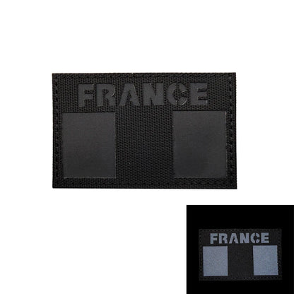 Patch Tactique France GIGN Infrared – Brodé avec Drapeau et Effet Réfléchissant IR - BLACKBEARD OUTDOOR INDUSTRIES