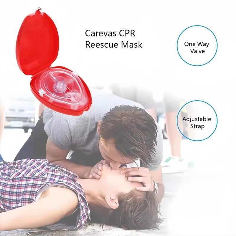 Masque de Secours CPR – Rescousse Adulte/Enfant, Pocket Resuscitator pour Premiers Secours et Sauvetage Cardiaque - BLACKBEARD OUTDOOR INDUSTRIES