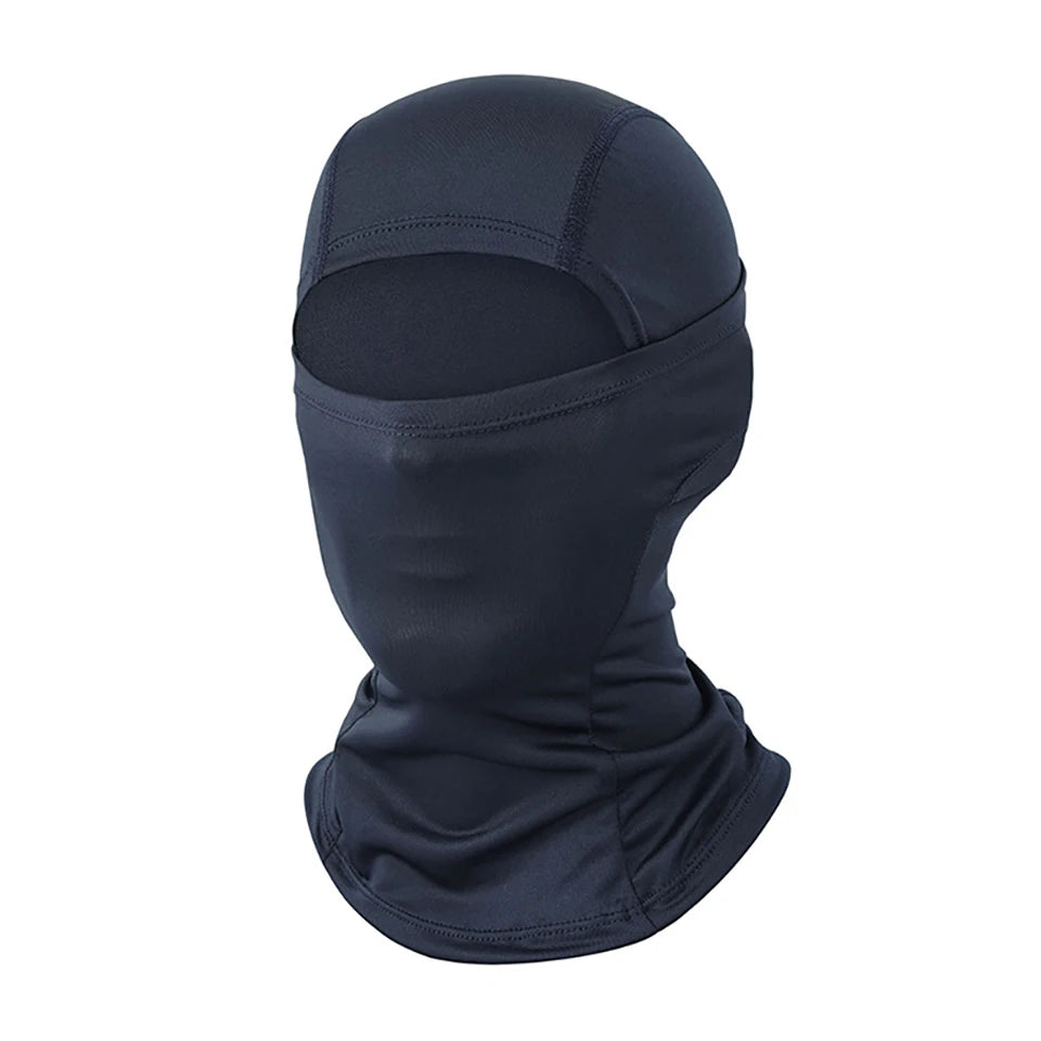 Cagoule anti-UV vélo et moto, masque visage et cou