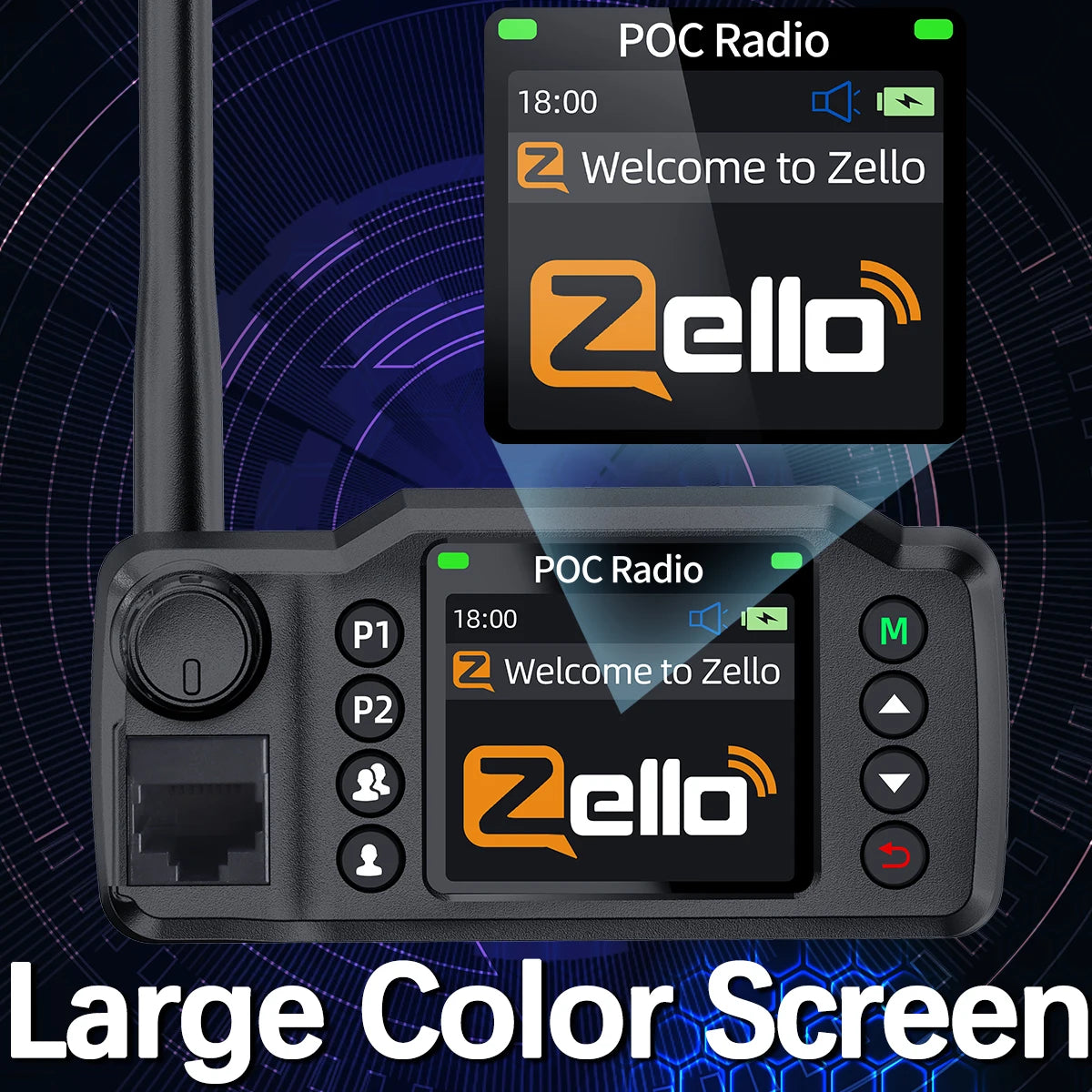 Radio POC 4G Véhicule Longue Portée – Talkie-Walkie Réseau GPS Double SIM Android WiFi Zello - BLACKBEARD OUTDOOR INDUSTRIES