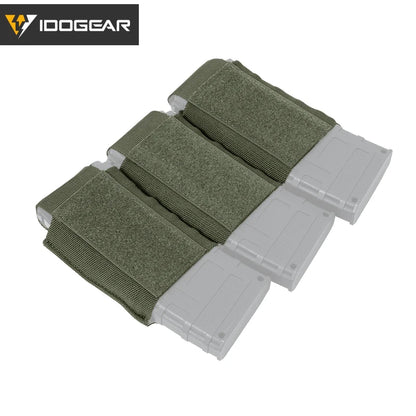 Poche à Chargeurs Tactique 5.56 Triple IDOGEAR – Modèle DOPE avec Fixation Élastique Hook & Loop - Référence 3598 - BLACKBEARD OUTDOOR INDUSTRIES