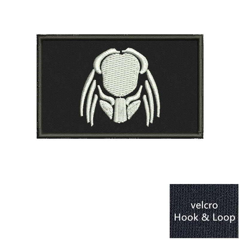 Patch Brodé Logo Skull 3D – Patch Tactique à Fixation par Crochet et Boucle – pour Vêtements, Sacs à Dos, Casquettes et Jeans - BLACKBEARD OUTDOOR INDUSTRIES