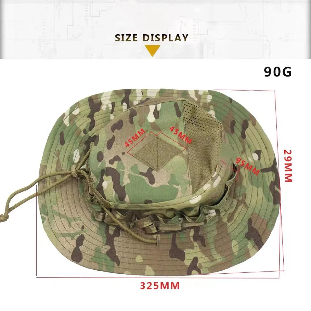 Chapeau Tactique Camo Unisexe – Casquette de Pêche, Randonnée et Soleil - BLACKBEARD OUTDOOR INDUSTRIES