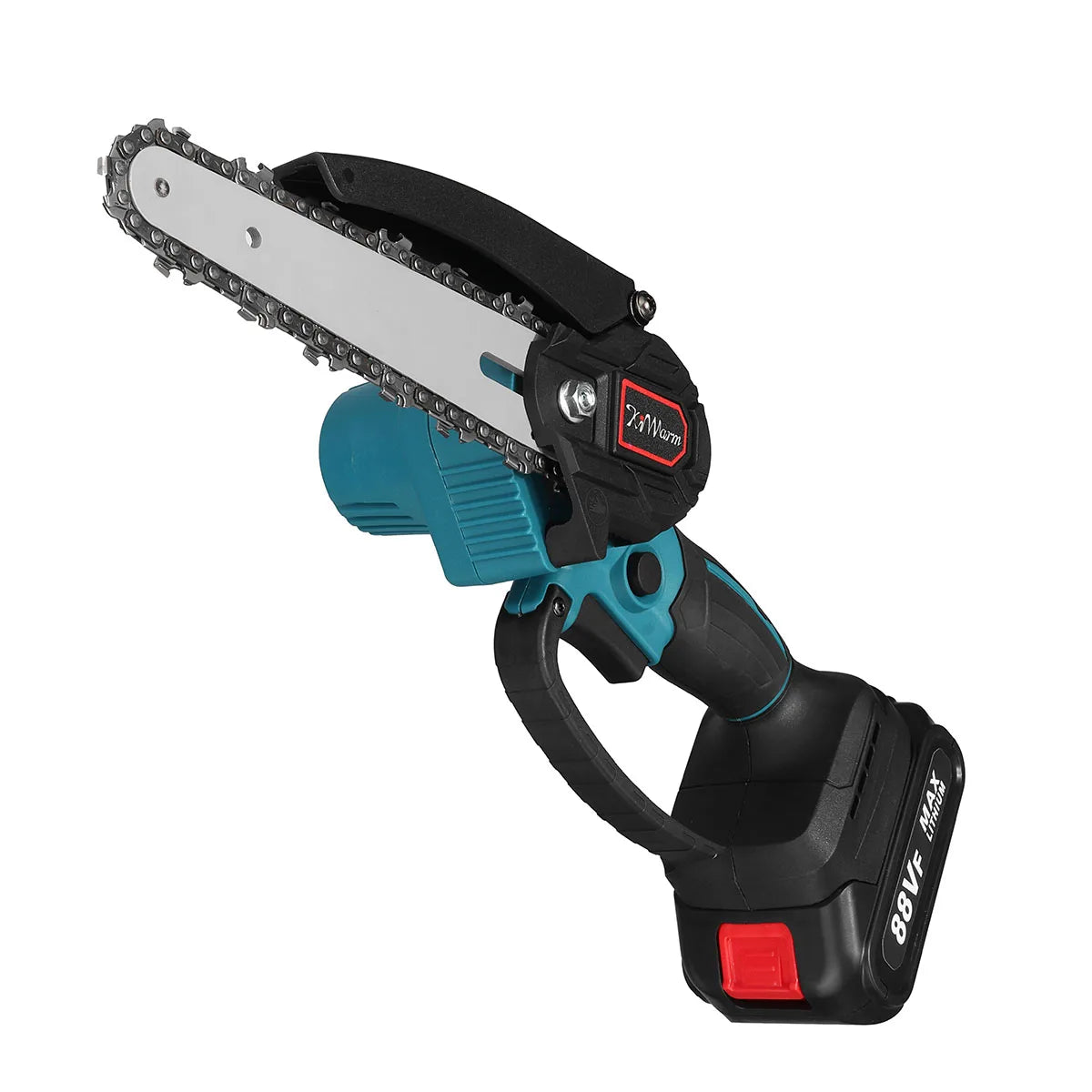 Tronçonneuse Électrique Sans Fil 3000W – Coupe Bois, Taille Pruning 6/8 Pouces – Outil Puissant Rechargeable 18V - BLACKBEARD OUTDOOR INDUSTRIES