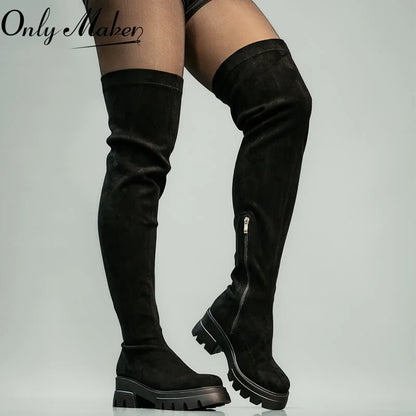 Cuissardes femme extensibles Onlymaker à talon haut