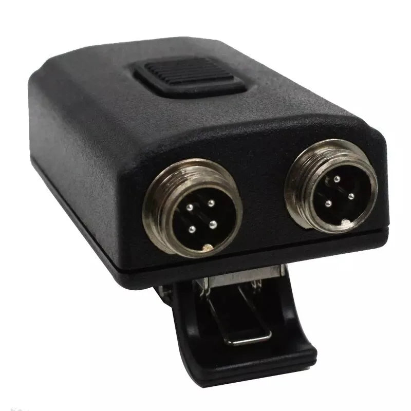 Micro-Gorge Tactique Double PTT – Tube Acoustique Discret Baofeng UV-5R, Kenwood TK, HYT, TYT (K-Plug)