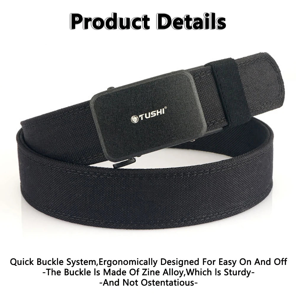 Ceinture TUSHI IPSC Tactical en Métal Automatique Ma boutique