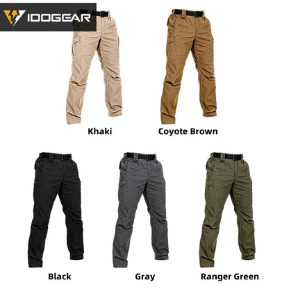 Pantalon tactique IDOGEAR ripstop waterproof stretch 10 poches
