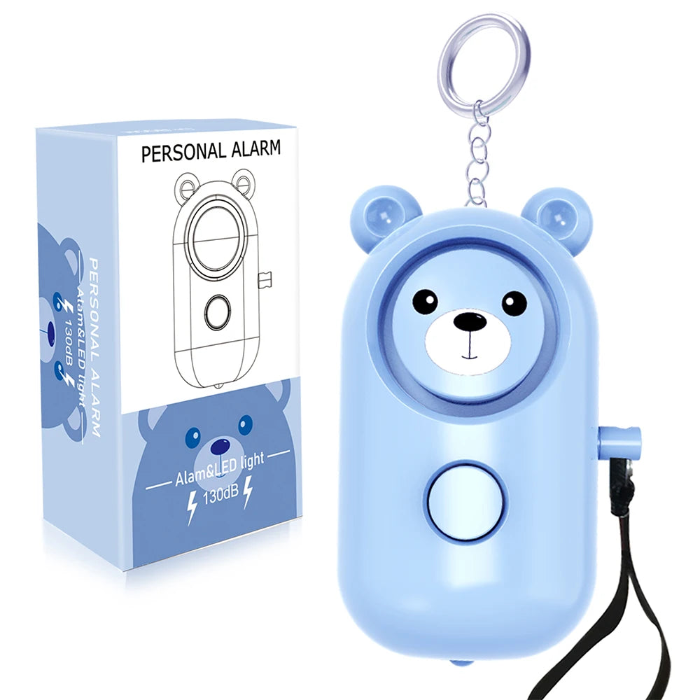 Self Defense Alarm 130DBAnti-wolf Girl Child Women Security Protect Alert Personal Safety Scream Loud Emergency Alarm Keychain BLACKBEARD OUTDOOR INDUSTRIES