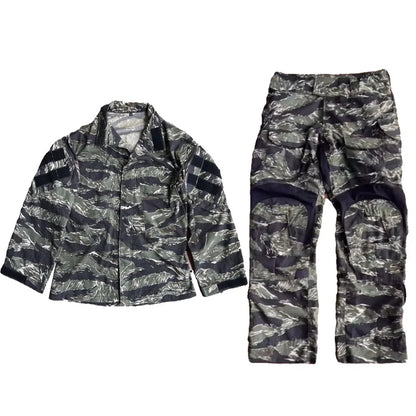 Ensemble Tactique Tom Jungle Tiger GEN3 - Vêtements de Combat Outdoor Résistants aux Déchirures, Pantalons G3 + Veste GEN3, Durable et Confortable BLACKBEARD OUTDOOR INDUSTRIES