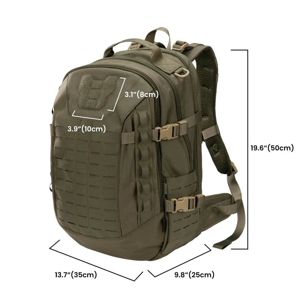 Sac à Dos Tactique 45L MOLLE – Cordura 500D, Multi-Fonctions, Chasse & Outdoor