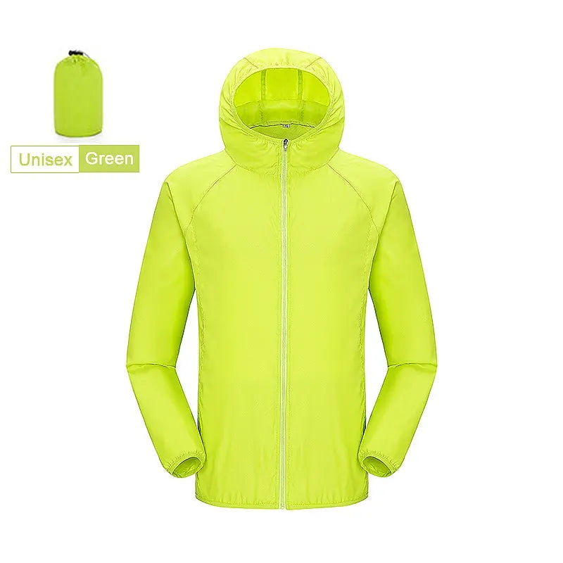 Veste Imperméable Randonnée Légère Anti UV Outdoor