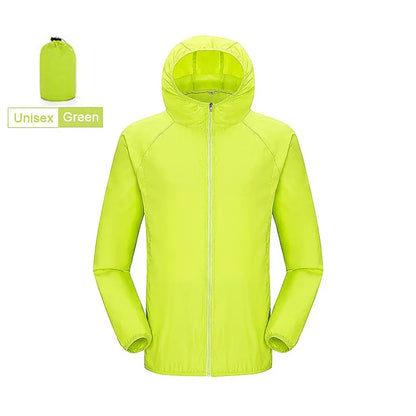 Veste Imperméable Randonnée Légère Anti UV Outdoor