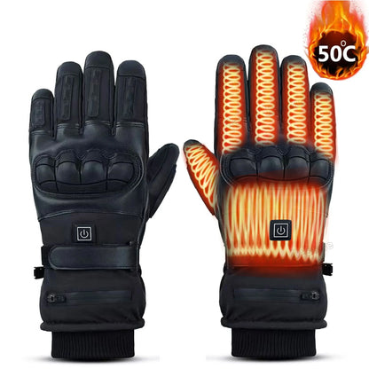 Gants tactiques chauffants hiver, imperméables et tactiles