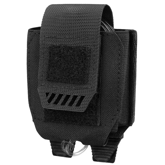 Pochette MOLLE pour Menottes – Holster pour Ceinture de Service, Gilet de Protection, Accessoires pour Forces de l'Ordre – Compatible avec Menottes à Chaîne, Charnières, Pliables et ASP - BLACKBEARD OUTDOOR INDUSTRIES