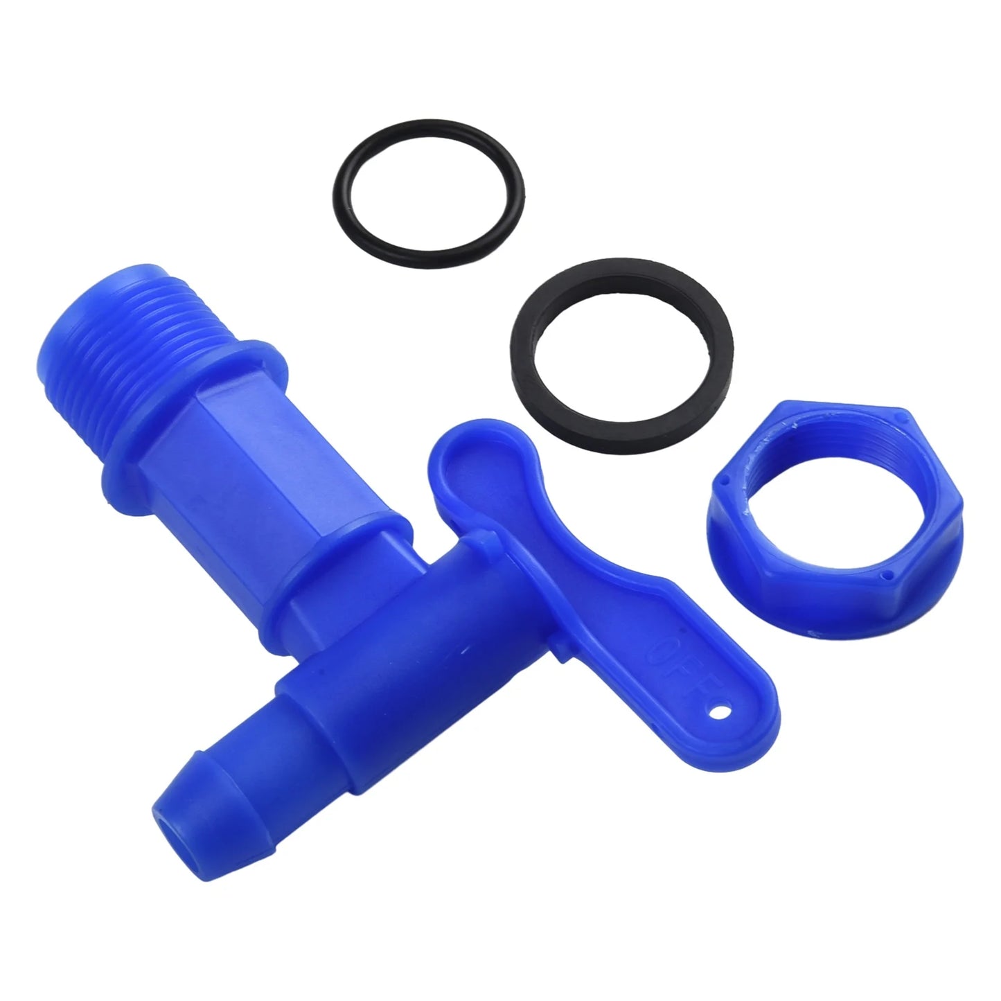 Robinet en plastique pour fût IBC – Raccord de réservoir d’eau/récupérateur d’eau de pluie - BLACKBEARD OUTDOOR INDUSTRIES