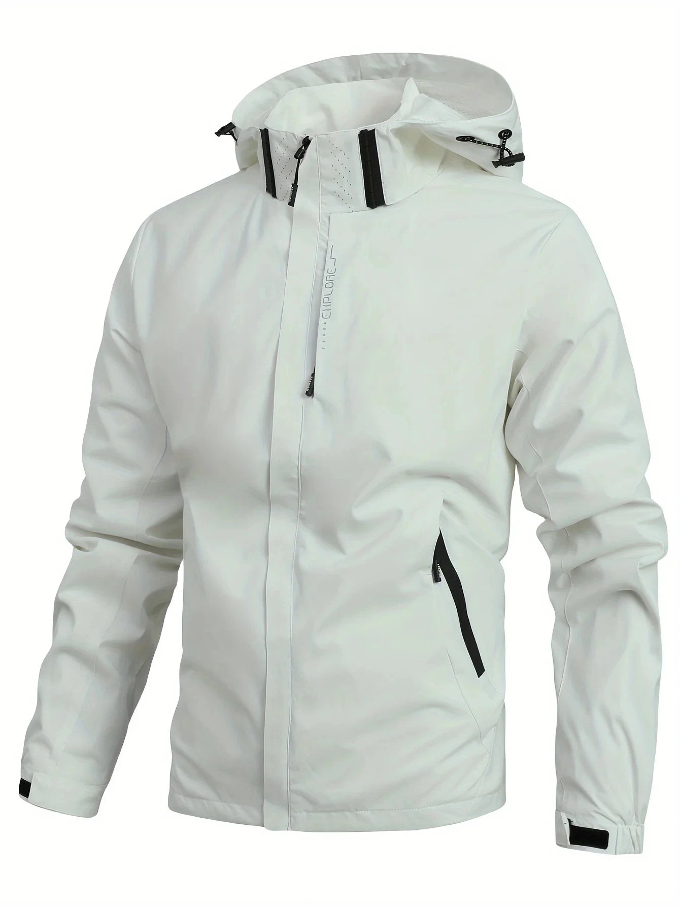 Veste Imperméable Homme Légère à Capuche — Spécial Randonnée & Voyage Veste Coupe-Vent et Pluie Homme — Extérieur Étanche et Respirant - BLACKBEARD OUTDOOR INDUSTRIES