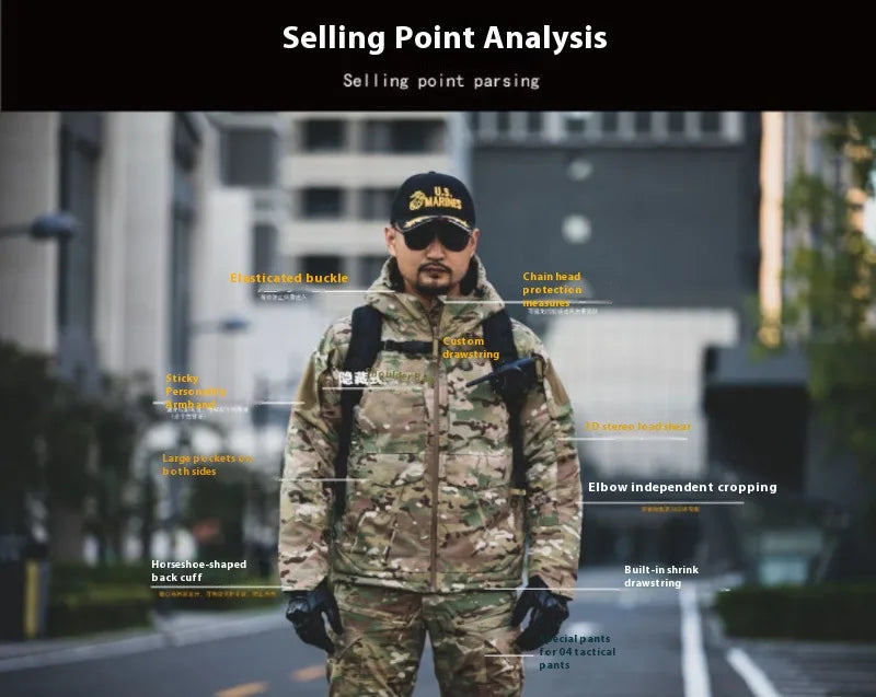 Veste Tactique M65 Camouflage – Veste Hiver Outdoor Homme Résistante et Thermique - BLACKBEARD OUTDOOR INDUSTRIES