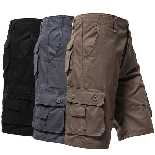 Short Cargo Homme Grande Taille – Coton, Coupe Droite, Style Streetwear Hip-Hop - BLACKBEARD OUTDOOR INDUSTRIES