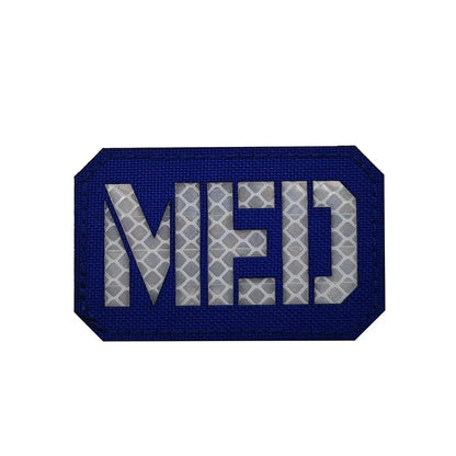 MEDIC Embroidered Patch IR Reflective Glow in Dark Tactical Military Patches Medical MED EMT PARAMEDIC Emblem PVC Rubber Badges - BLACKBEARD OUTDOOR INDUSTRIES