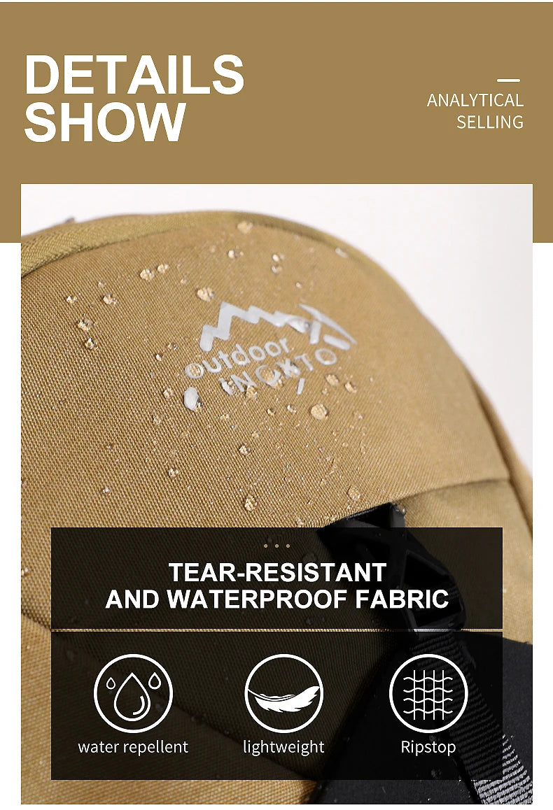 Sac à Dos de Randonnée 35L – Imperméable avec Housse de Pluie Intégrée | Mixte Homme/Femme - BLACKBEARD OUTDOOR INDUSTRIES