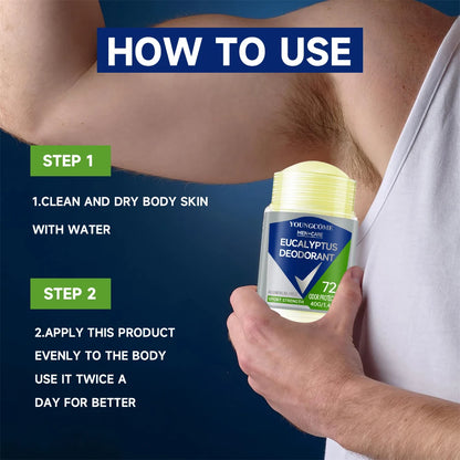 Déodorant Roll-on pour Hommes – Anti-transpiration, Anti-odeurs, Séchage Rapide (40g) - BLACKBEARD OUTDOOR INDUSTRIES