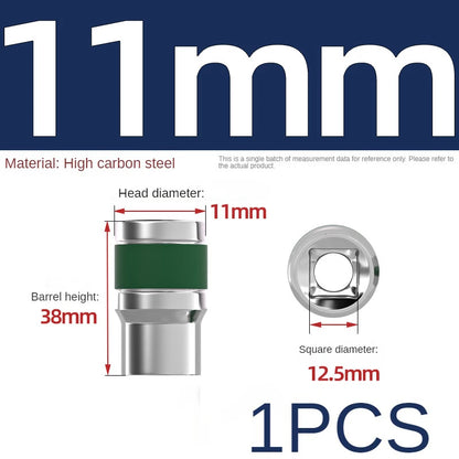 Jeu de Douilles 8-32 mm | Hexagonales 1/2" – Renforcées & Épaissies | Pour Clé à Chocs ou Pneumatique - BLACKBEARD OUTDOOR INDUSTRIES