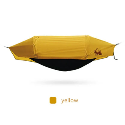 Hamac Tente Double Pâle Anti-Moustiques Imperméable – Nylon 70D, Charge 200 kg | Camping, Randonnée, Bivouac | 5 Coloris