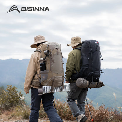 BISINNA Sac à Dos de Randonnée 70L – Avec Housse de Pluie Intégrée - BLACKBEARD OUTDOOR INDUSTRIES