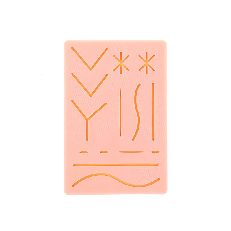 🩹 Tapis de Pratique pour Suture – Peau Silicone 3 Couches avec 14 Plaies Ma boutique