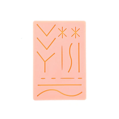 🩹 Tapis de Pratique pour Suture – Peau Silicone 3 Couches avec 14 Plaies Ma boutique