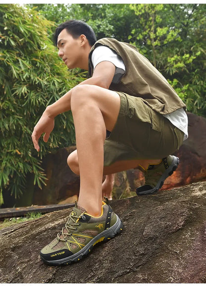 Chaussures de Randonnée Homme - Respirantes en Mesh, Légères et Résistantes - Chaussures de Sport pour Randonnée, Chasse et Activités Tactiques - BLACKBEARD OUTDOOR INDUSTRIES