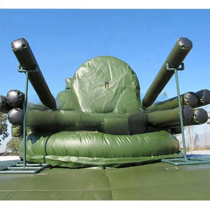 Maquette de Char Gonflable Militaire Personnalisée – Décor Tactique Outdoor & Leurre Gonflable