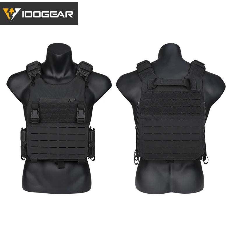 Gilet tactique porte plaques IDOGEAR LSR laser cut MOLLE - BLACKBEARD OUTDOOR INDUSTRIES