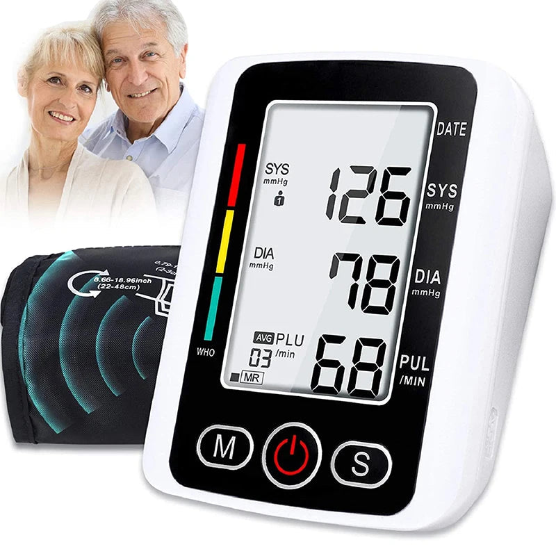 Tensiomètre Digital Automatique au Bras – Moniteur de Pression Artérielle et de Pouls avec Grand Écran Ma boutique