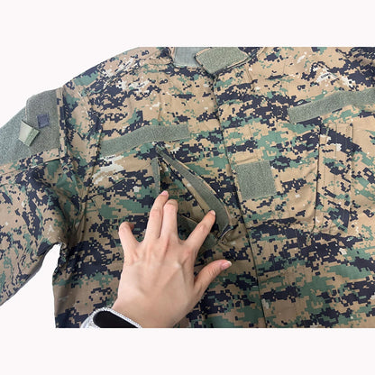 Tenue militaire camouflage digital jungle homme, veste et pantalon
