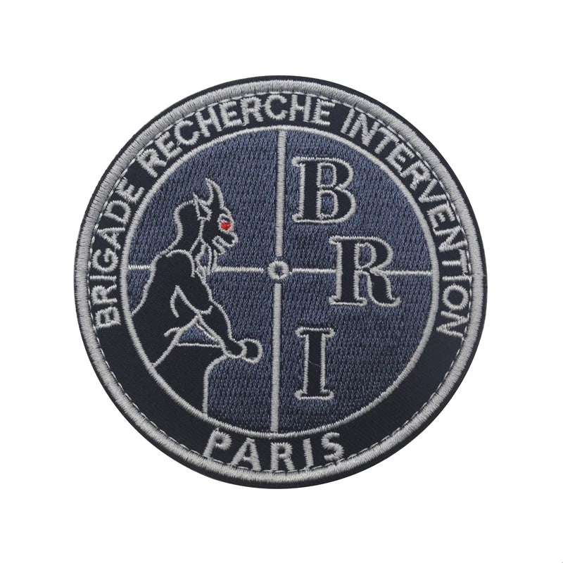 Patch Tactique France GIGN Infrared – Brodé avec Drapeau et Effet Réfléchissant IR - BLACKBEARD OUTDOOR INDUSTRIES