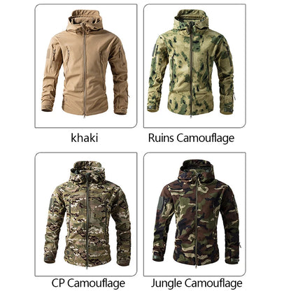 Veste Tactique Soft Shell Homme – Imperméable, Polaire, Camouflage | Chasse & Outdoor