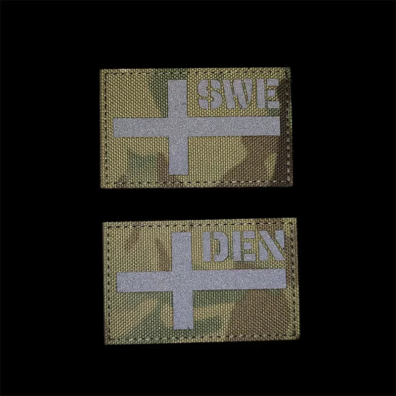 Patches Drapeaux Nationaux 3D Multicam – Réfléchissant IR, Découpe Laser, Hook & Loop | Tactique, Airsoft, DIY | 45+ Pays - BLACKBEARD OUTDOOR INDUSTRIES