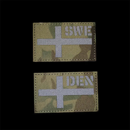 Patches Drapeaux Nationaux 3D Multicam – Réfléchissant IR, Découpe Laser, Hook & Loop | Tactique, Airsoft, DIY | 45+ Pays - BLACKBEARD OUTDOOR INDUSTRIES