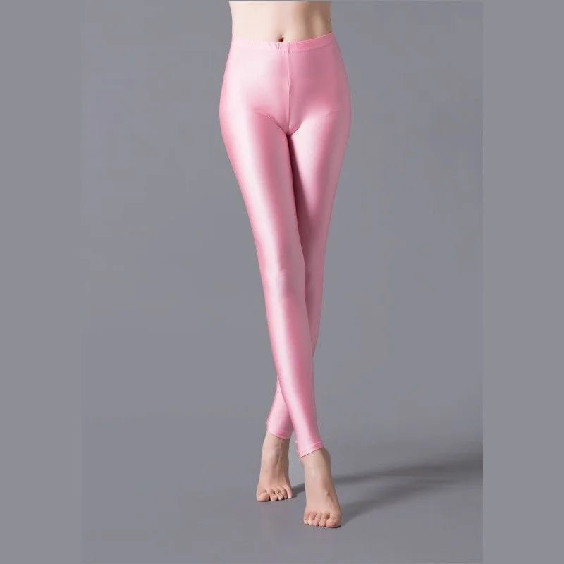 Leggings Skinny Élastiques Femme - Pantalon Crayon Slim Taille Plus, Brillant, Idéal pour Yoga et Activités Sportives - BLACKBEARD OUTDOOR INDUSTRIES