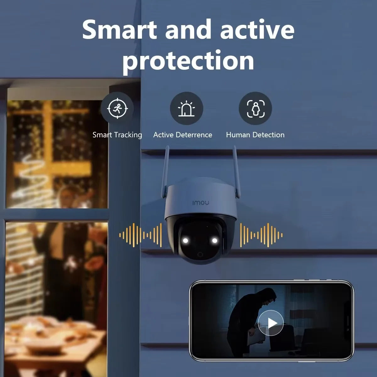 Caméra de Surveillance Extérieure IMOU Cruiser SE+ 5MP – Vision Nocturne Couleur, Détection IA, IP66, Pan & Tilt 360° - BLACKBEARD OUTDOOR INDUSTRIES