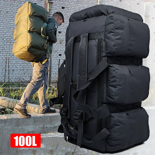Sac à Dos Super Grand Volume 100L - Imperméable - Camping, Randonnée, Voyage - Unisexe - BLACKBEARD OUTDOOR INDUSTRIES