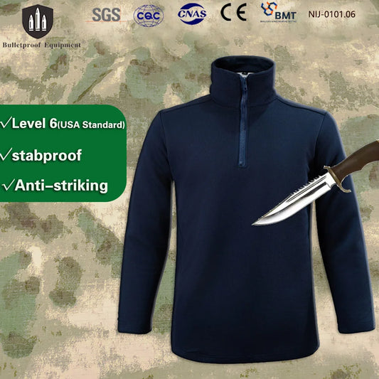 Pull Anti-Couteau EN388 Niveau 5 Léger et Discret - BLACKBEARD OUTDOOR INDUSTRIES