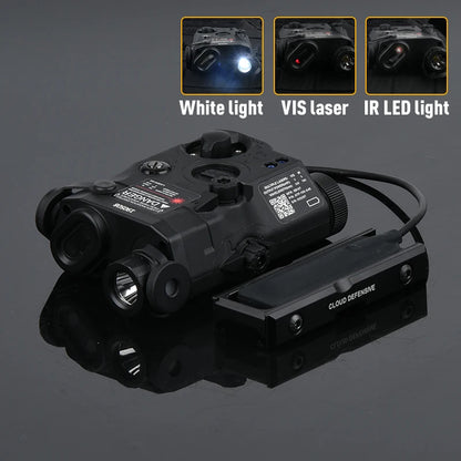 WADSN PEQ-15 LA-5C Désignateur Laser Tactique Rouge Vert Bleu – Rail 20mm - BLACKBEARD OUTDOOR INDUSTRIES