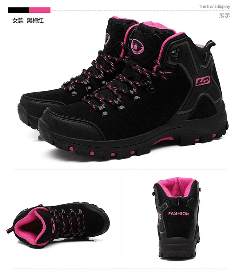 Bottes de Randonnée & de Travail Femme – Antidérapantes & Confortables – Style Neige – Modèle 2023 - BLACKBEARD OUTDOOR INDUSTRIES