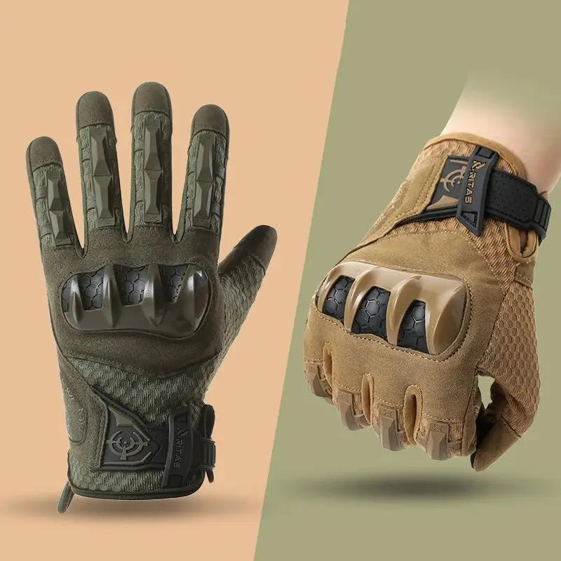 Gants Tactiques Outdoor Homme – Antidérapants, Protection Renforcée, Escalade & Sports CS